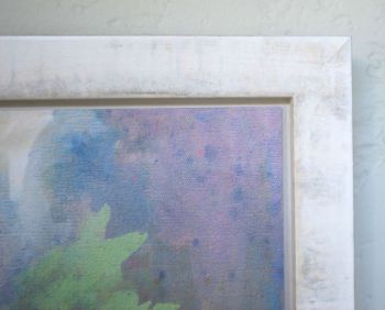 Ingelijst poster met bloemen