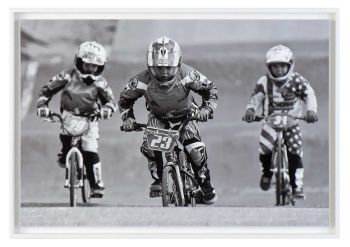 Fotopaneel op plexiglas in baklijst<br />Foto 30x45cm