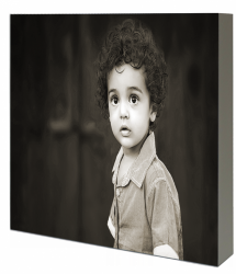 foto op hout maken in sepia
