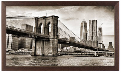 foto op poster maken in sepia